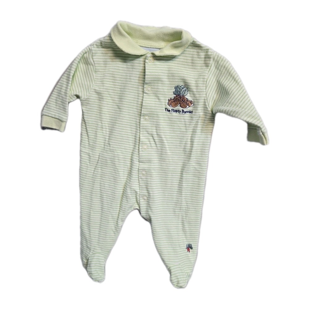 peter rabbit beatrix potter Baby Pajama  Unisex 0-3 Months  Striped